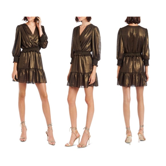 Amanda Uprichard Dresses & Skirts - Amanda Uprichard • Loralee Metallic Dress
